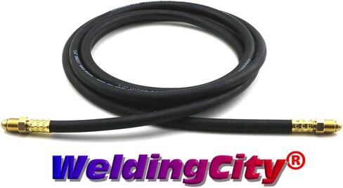 WeldingCity Quick Gas Connect Adapter Female 5/8"-18 RH B-size to Male Gas Plug 0.355" (9mm) Replacement for CK-QDGAP in Saudi Arabia