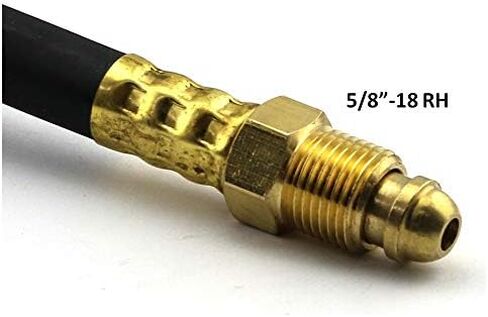 WeldingCity Quick Gas Connect Adapter Female 5/8"-18 RH B-size to Male Gas Plug 0.355" (9mm) Replacement for CK-QDGAP in Saudi Arabia