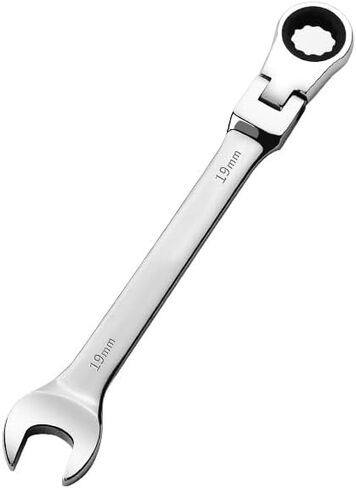 Castuvy Flexible Ratchet Wrench, 17mm Spanner Gear Ring Ratcheting Flexi Wrench, Metric Flex Head in Saudi Arabia