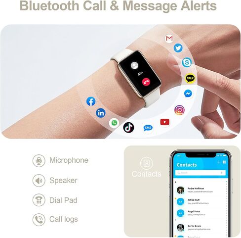 Health Fitness Tracker with 24/7 Heart Rate, Blood Oxygen, Blood Pressure, Sleep Tracker, 5ATM Waterproof Activity Trackers with Step Tracker, Pedometer (S & L Bands Included) in Saudi Arabia