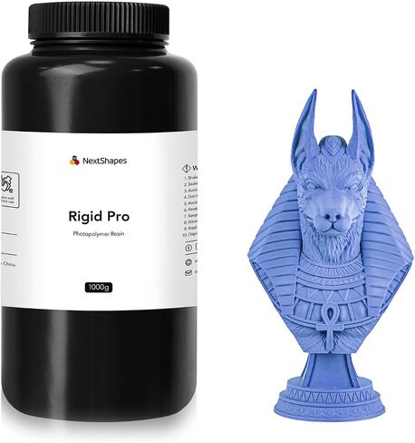 راتنجات الطباعة Pro Pro 3D الصارمة ، صلابة عالية وراتنج هندسة عالية الدقة ، مصممة لنماذج مفصلة وقطع وظيفية لطابعات LCD/DLP/MSLA 3D (رمادي داكن ، 1 كجم) in Kuwait