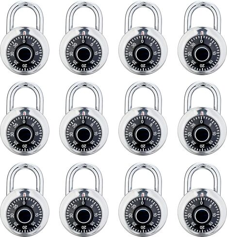 Lock 1 Packs Combination Lock Locker Lock for Gym and School Lockers Safe Combination Padlock Mini Combination Lock (1Pack) in Saudi Arabia