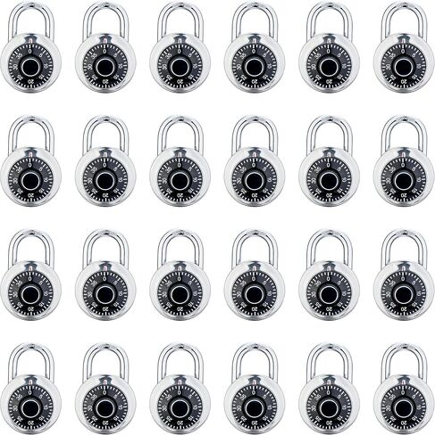 Lock 1 Packs Combination Lock Locker Lock for Gym and School Lockers Safe Combination Padlock Mini Combination Lock (1Pack) in Saudi Arabia