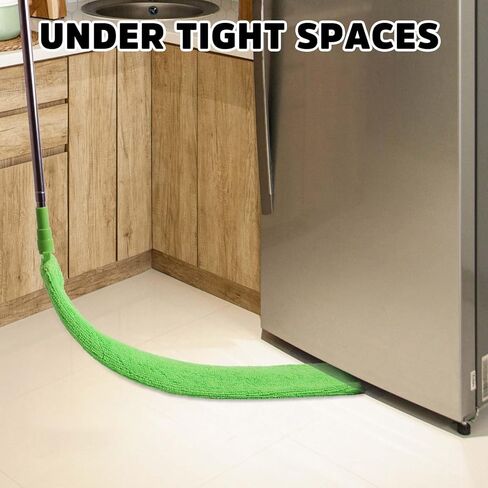 منفضة شبكة عنكبوت مع عمود تمديد، منفضة مروحة سقف بافيزيوز بمقبض طويل، منفضة مسطحة لفرشاة شبكة العنكبوت لتحت الأجهزة والأسقف العالية في الهواء الطلق in Kuwait