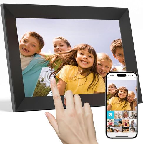 Digital Photo Frame 7 Inch WiFi Digital Photo Frame with Touchscreen, Gravity Sensing Automatic Rotation, Gravity-Sensing Auto-Rotation, Share Photos and Videos via APP… in Kuwait