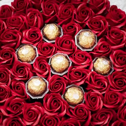 100Pcs Clear Chocolate Box Holder Plastic Round Chocolate Ball Bouquet Holder Flower Packaging Support Rack for Birthday Party in Saudi Arabia