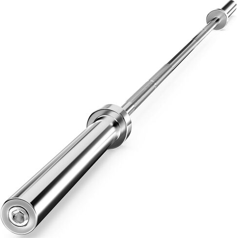 Olympic EZ Curl Barbell Bar, 4ft Curl Bar for 2 Inch Weight Plates, EP&Chrome Curling Bar for Weight Lifting, Biceps, Triceps, Back Muscle Group exercise, Gym and Home Use (300lb Weight Capacity) in Saudi Arabia