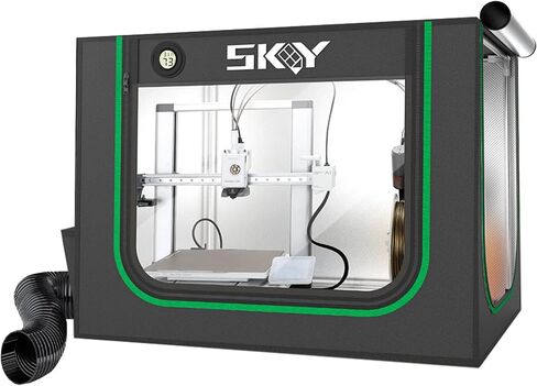 3D Printer Enclosure for Bambu Lab A1,A1 Mini with LED Light, Fireproof Dustproof Tent Constant Temperature Protective Cover,800 * 580 * 580mm in Saudi Arabia