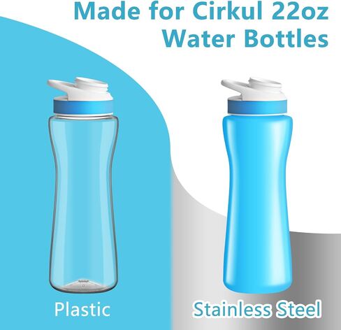 NBOOCUP Protective Sleeve with Detachable Handle for Cirkul 22 oz Water Bottle, Fit for 22 oz Plastic & Stainless Steel Bottles, Anti-Slip Cover Made for Cirkul Accessories, Sweat Absorbing Material in Saudi Arabia
