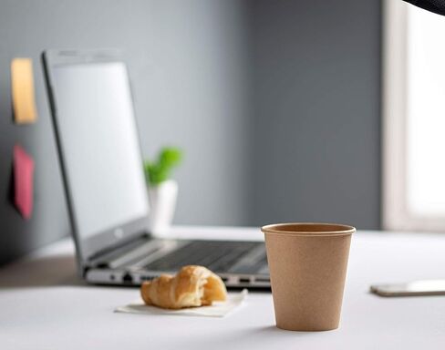 Comfy Package GUSTO [12 oz. - 300 Pack] Kraft Paper Hot Coffee Cups - Unbleached (Formerly in Saudi Arabia