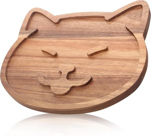 Decorative Acacia Wood Cheese Plate Dish Unique Funny Charcuterie Boards Cute Wooden Serving Tray Women for Kitchen Decor Snack Platter Cake Charcuterie Board Cookie Plates in Saudi Arabia