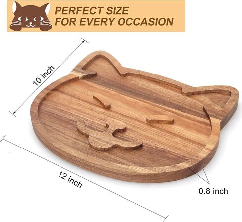 Decorative Acacia Wood Cheese Plate Dish Unique Funny Charcuterie Boards Cute Wooden Serving Tray Women for Kitchen Decor Snack Platter Cake Charcuterie Board Cookie Plates in Saudi Arabia
