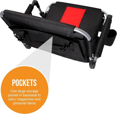 ALPHA CAMP Stadium Seat Padded Chair for Bleachers with Back& Arm Rest in Saudi Arabia