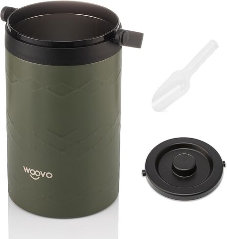 Insulated Ice Bucket with Lid and Scoop - 6.6 Quart Extra Large Double Wall Stainless Steel Ice Buckets for Cocktail Bar - Stay Cold up to 2 Days XXL Ice Bucket for Parties - Black in Saudi Arabia