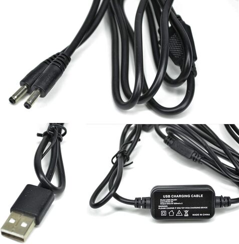 الثلج Deer US Charger Dual Dual Standard for Hapted Gloves Socks Battery القابلة لإعادة الشحن (الشاحن المزدوج القياسي في الولايات المتحدة فقط ، لا تشمل البطارية) in Saudi Arabia