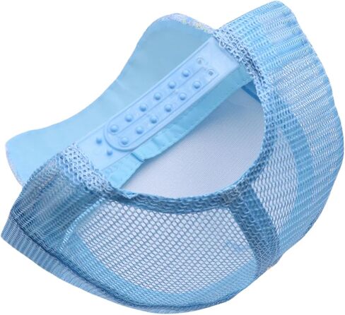 Sequin Ponytail Baseball Cap for Women Girls Velcro Ponycap Adjustable Mesh Trucker Hat in Kuwait