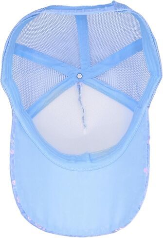 Sequin Ponytail Baseball Cap for Women Girls Velcro Ponycap Adjustable Mesh Trucker Hat in Kuwait