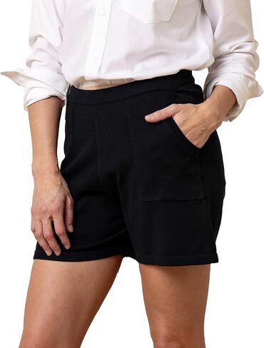 Hope & Henry Women's Pull-On Sweater Short in Kuwait