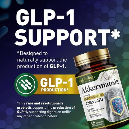 Built by Nature Akkermansia Muciniphila Probiotic Supplement – 1 Billion AFU - Supports GLP-1, Immune & Digestive Gut Health - 30 Delayed Release Blister Packed Capsules in Saudi Arabia