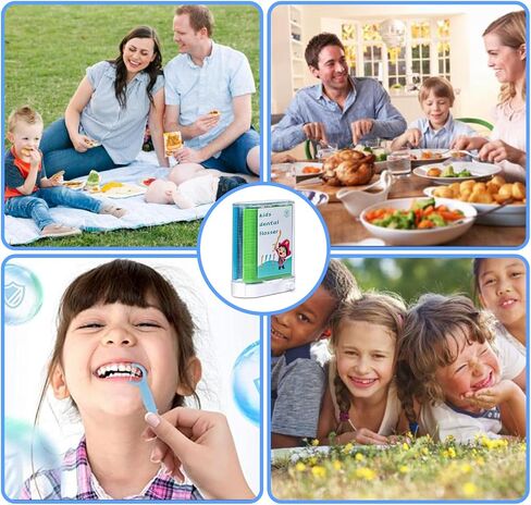 Kids Flossers, Kids Dentle Floss Picks Dispenser, Fun & Colorful Animal Kids Floss Prevent Tooth Decay and Gum Disease for Kids,Teenagers,Children,Girls,Boys,Men and Women-2 Boxes in Saudi Arabia