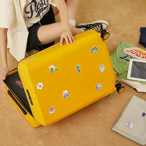 Girl's Pink Aesthetic Stickers - Waterproof Cute Stickers 50 PCS for Water Bottle, Laptop, Phone - Teens & Kids in Kuwait