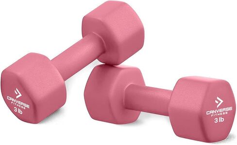 Neoprene Coated Dumbbell Sets of 2, Hand weight Dumbbells Anti-roll, Anti-Slip, Hexagon Shape for Strength Training Exercises Dumbbell Pairs for Men and Women, Ideal for Home Gym in Saudi Arabia