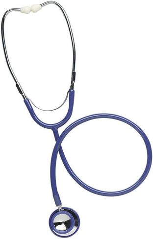 MABIS Stethoscope, Lightweight, Adult, Dual Head for Intake and General Examination with Large Diaphragm for High Frequencies or the Bell for Low Frequencies, 22 Inch Y Tubing, Blue in Saudi Arabia