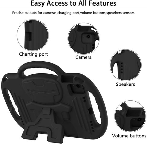 LTROP Kids Case for iPad A16 11th Generation (11-inch,2025)/ 10th Generation (10.9 Inch,2022)/ Air 5th/ 4th Gen 10.9" with Shoulder Strap, Shockproof Lightweight Handle Stand Child Bumper Case, Blue in Kuwait
