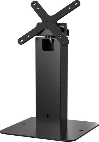 Sleek Tabletop VESA Stand – CTA 360-Degrees Rotating Sleek Desk Mount with Universal VESA Mount & Heavy-Duty Steel for Tablets, Holders, Enclosures & Displays Up to 11 lbs. - White - (ADD-RSDMW) in Kuwait