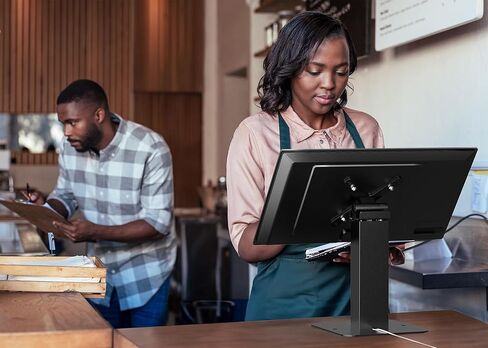 Sleek Tabletop VESA Stand – CTA 360-Degrees Rotating Sleek Desk Mount with Universal VESA Mount & Heavy-Duty Steel for Tablets, Holders, Enclosures & Displays Up to 11 lbs. - White - (ADD-RSDMW) in Kuwait