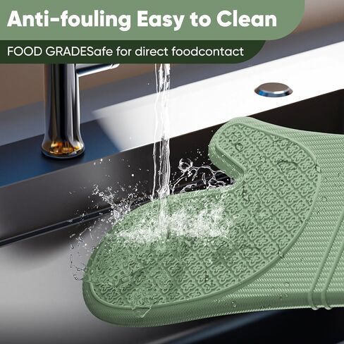Silicone Oven Mitts, Heat Resistant Oven Gloves with Quilted Liner, Waterproof & Non-Slip Kitchen Mittens for Baking Cooking BBQ, 500°F, 12.5"-Light Gray in Saudi Arabia