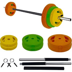Adjustable Barbell Weight Set, Adjustable Free Weights for Home and Gym Workout in Kuwait