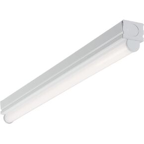 Metalux Cooper Lighting Lighting 2ST1L1040R 2' 1 Lamp LED Strip Light with Circular Lens White
