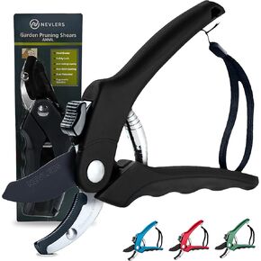 Nevlers 8" Green Bypass Pruning Shears for Gardening | Garden Shears w/Stainless Steel Blades | 8mm Cut Cap. Plant Shears Gardening Tools | Ergonomic Hand Pruners for Gardening Gifts for Men & Women in Kuwait