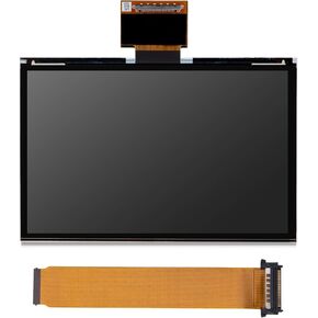 ELEGOO 9.1-Inch 6K Monochrome LCD with 5760x3600 Resolution and 9H Tempered Glass Protection, Compatible with ELEGOO Mars 4 MAX Resin 3D Printer