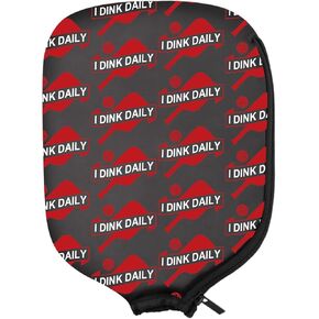 PWHAOO 2PC Pickleball Paddle Covers Funny Pickleball Paddle Pouch Gift Pickleball Players & Fans Gift