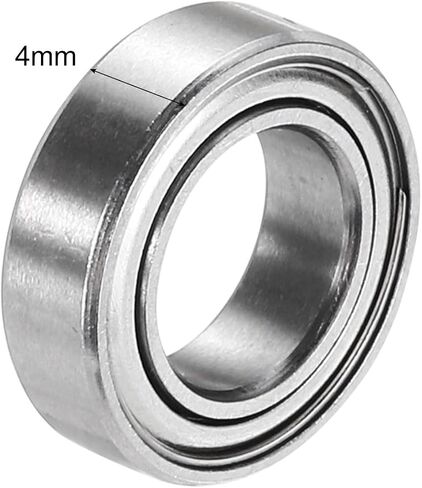 uxcell 5Pcs SMR85ZZ Stainless Steel Ball Bearing 5mm x 8mm x 2.5mm Double Shielded Bearings (ABEC3) in Saudi Arabia