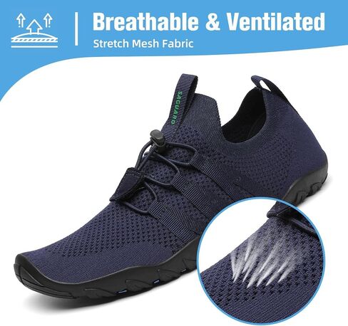 Mishansha Water Shoes for Women Men, Quick-Dry Barefoot Swim Shoes | Non-Slip Aqua Shoes with Drainage Holes, Breathable, Lightweight, for Beach, Pool, River Boating, Yoga, Walking in Saudi Arabia
