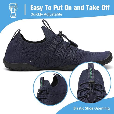 Mishansha Water Shoes for Women Men, Quick-Dry Barefoot Swim Shoes | Non-Slip Aqua Shoes with Drainage Holes, Breathable, Lightweight, for Beach, Pool, River Boating, Yoga, Walking in Saudi Arabia
