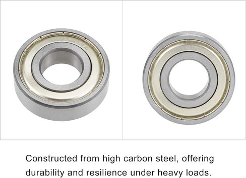 METALLIXITY Deep Groove Ball Bearings (6902ZZ, 15mm x 28mm x 7mm) 4Pcs, Carbon Steel Double Shielded Industrial Bearings - for Industrial Micro Motor in Saudi Arabia