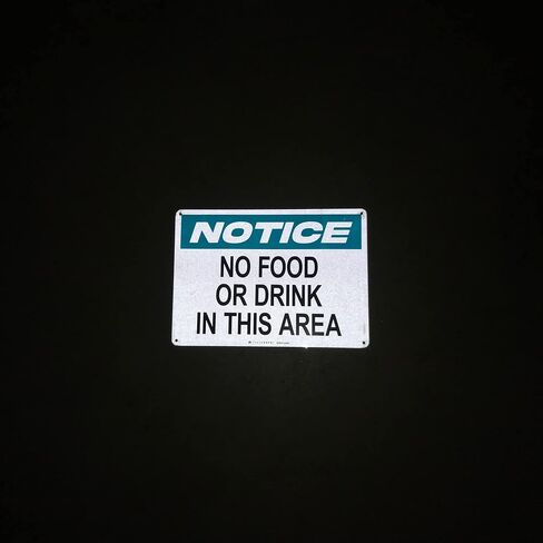 TRADESAFE This is a Drug Free Workplace Sign - Business Sign, Office Sign, Quick Install Aluminum Safety Sign, Light Reflective, UV-Resistant, Waterproof Signs for Business, 14" X 10" No Drugs Sign in Saudi Arabia
