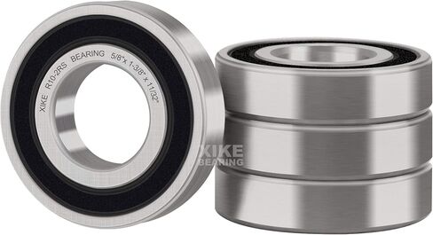 XiKe 4 Pcs R22-2RS Double Rubber Seal Bearings 1-3/8" x 2-1/2" x 9/16", Pre-Lubricated and Stable Performance and Cost Effective, Deep Groove Ball Bearings. in Saudi Arabia