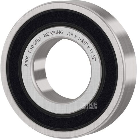 XiKe 4 Pcs R22-2RS Double Rubber Seal Bearings 1-3/8" x 2-1/2" x 9/16", Pre-Lubricated and Stable Performance and Cost Effective, Deep Groove Ball Bearings. in Saudi Arabia