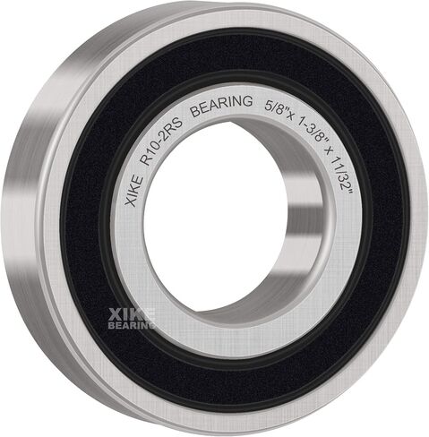 XiKe 4 Pcs R22-2RS Double Rubber Seal Bearings 1-3/8" x 2-1/2" x 9/16", Pre-Lubricated and Stable Performance and Cost Effective, Deep Groove Ball Bearings. in Saudi Arabia