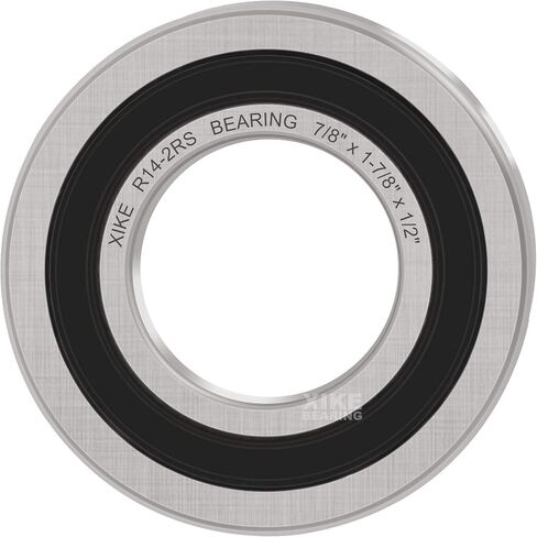 XiKe 4 Pcs R22-2RS Double Rubber Seal Bearings 1-3/8" x 2-1/2" x 9/16", Pre-Lubricated and Stable Performance and Cost Effective, Deep Groove Ball Bearings. in Saudi Arabia