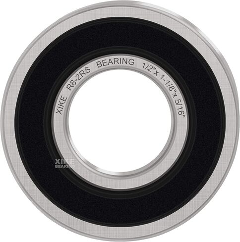 XiKe 4 Pcs R22-2RS Double Rubber Seal Bearings 1-3/8" x 2-1/2" x 9/16", Pre-Lubricated and Stable Performance and Cost Effective, Deep Groove Ball Bearings. in Kuwait