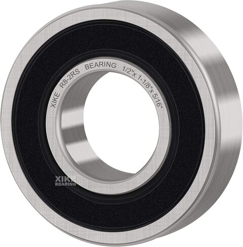 XiKe 4 Pcs R22-2RS Double Rubber Seal Bearings 1-3/8" x 2-1/2" x 9/16", Pre-Lubricated and Stable Performance and Cost Effective, Deep Groove Ball Bearings. in Kuwait