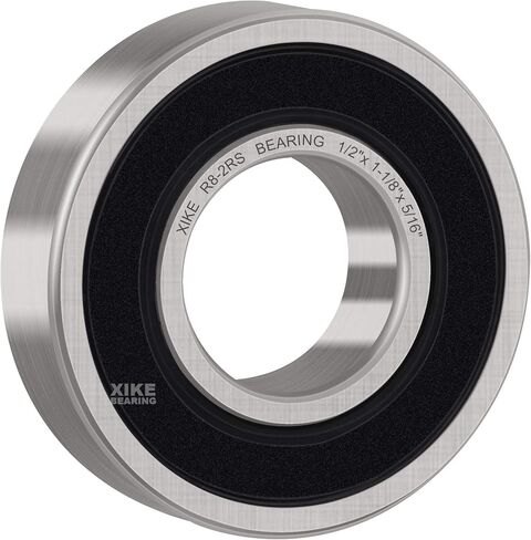 XiKe 4 Pcs R22-2RS Double Rubber Seal Bearings 1-3/8" x 2-1/2" x 9/16", Pre-Lubricated and Stable Performance and Cost Effective, Deep Groove Ball Bearings. in Kuwait