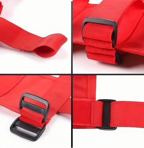 Pack-1 Car Fire Extinguisher Bracket, Adjustable Roll Cage Insulation Support Strap, American Flag Decoration Fixing Strap, Compatible with Jeep Wrangler JK JKU TJ CJ Gladiator (Black) in Saudi Arabia