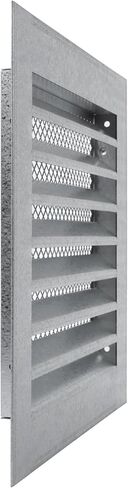 12 "× 12" بوصة مربعة سوداء مربعة صلب التهوية الصلب مع شبكة معدنية (القناة 12 "× 12" / المصبغة 14 "× 14") HVAC. تطبيقات التدفئة والتبريد والتهوية. غطاء تنفيس في الهواء الطلق. in Kuwait